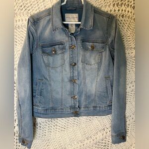 Social Standard by Sanctuary classic denim stretch jacket small